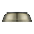 thumbnail image 3 of Golden Lighting Duncan 14" Flush Mount, 3 of 3