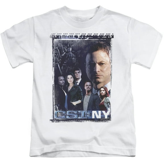 Csi Ny Watchful Eye Youth 18/1 T-Shirt White