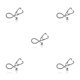 thumbnail image 1 of Broches estetoscopio dibujos animados Qarigey Unisex esmalte pines insignia XZ538, 1 of 6