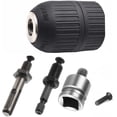thumbnail image 1 of Dinheiro Portabrocas autoajustable de 2-13 mm Portabrocas de liberación rápida 1/2-20UNF con adaptador SDS Plus Accesorios para taladro, 1 of 5
