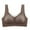 Coffee Bras for Women, variant on SMihono Womens Seamless Bras Full Coverage Push Up Bras Lace Anti-Sagging Wirefree Bra Breathable Comfy Everyday Bras Black 4
