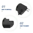thumbnail image 3 of HEANUJJ 20Pcs Plastic Black Disc Brake Switches Motorcycle Accessory Switch, 3 of 7