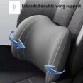 thumbnail image 2 of Ergonomic Car Seat Headrest & Lumbar Cushion, Car Lumbar Support Pillow and Car Neck Pillow Kit for Neck Back Pain Relief - Idea for Office Chair or Car Seat, 2 of 8