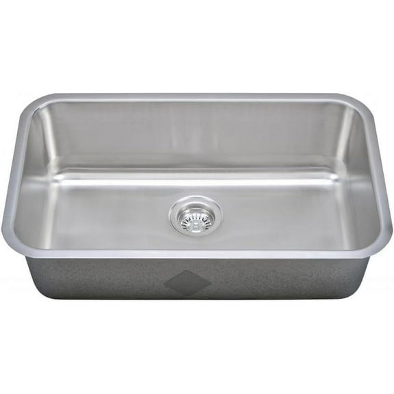 30-inch 16-gauge Undermount Single Bowl Stainless Steel Kitchen Sink