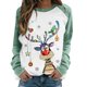 thumbnail image 1 of Sudaderas Navideñas Con Cuello Redondo Para Mujer, Sudaderas Con Capucha, Blusa Estampada Informal A La Moda, Jersey Con Bolsillo, Tops Odeerbi  ODB193838, 1 of 4