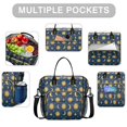 thumbnail image 2 of Sun and Moon Gothic Pattern Insulated Leakproof Lunch Box for Women, Large Lunch Bag for Tween Teen Adult, Loncheras Para Mujer for Work Beach Travel Picnic Camping, 2 of 6