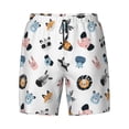 thumbnail image 5 of Rocae Cartoon Animals for Men's Swim Trunks Quick Dry With Two Side Pockets and One Lined Patch PocketMedium, 5 of 9
