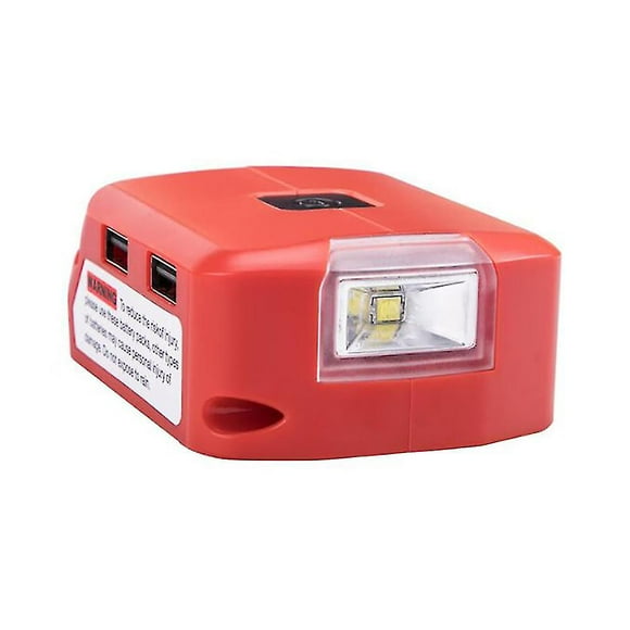 Led Emergency Work Light With Usb Power Adapter 3w Milwaukee 14.4v/18v Lithium Battery Converter With Dc Port Jskee