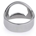 thumbnail image 3 of Anillo abridor de botellas de Acero inoxidable Jadeshay Plata, 3 of 8