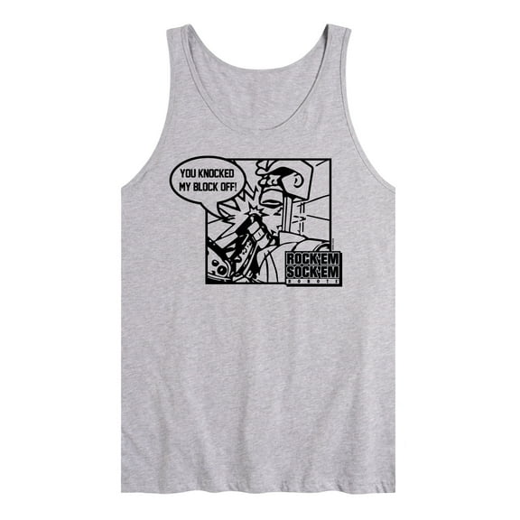 Rock 'Em Sock 'Em Robots - Knocked My Blocked Off - Men's Jersey Tank Top