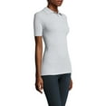 thumbnail image 3 of Hanes Women's X-Temp w/ Fresh IQ Short Sleeve Pique Polo Shirt, 3 of 5
