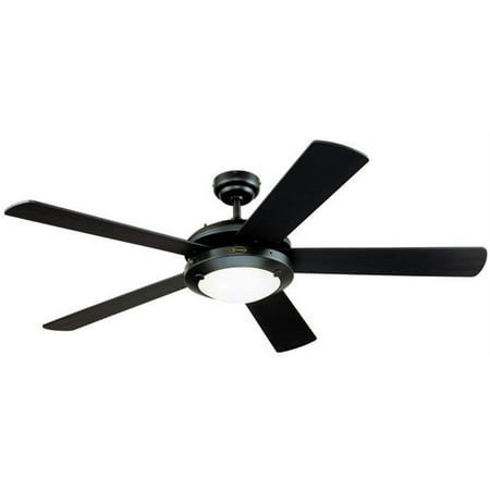 Black Finish Traditional Ceiling Fans - Westinghouse 7801665 Comet 52