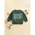 thumbnail image 5 of Michellecmm  Baby Boys Girls Sweatshirts Long Sleeve Round Neck Letter Printed Tops, 5 of 9