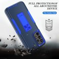 thumbnail image 2 of NIFFPD Samsung A23 5G, Galaxy A23 5G Case with Screen Protector Magnetic Kickstand Car Mount Protection Case Cover for Samsung Galaxy A23 5G Dark blue&Blue, 2 of 7
