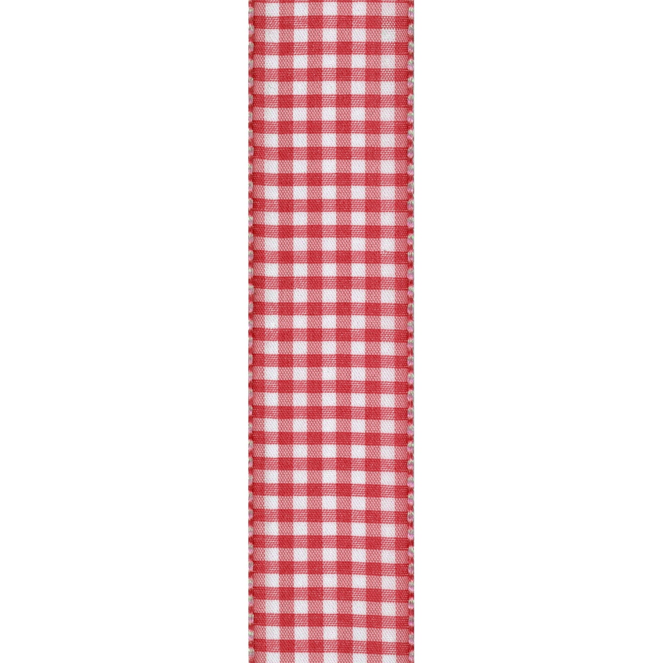 (3 pack) Offray Ribbon, Red 1 1/2 inch Gingham Woven Ribbon for Sewing, Crafts, and Gifting, 3 Yards, 1 Each