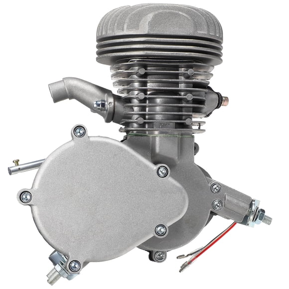 ifundom Motorized Bike Motor Plated Silver 100Cc Gas Engine Kit for Bicycle with Precision Engineering