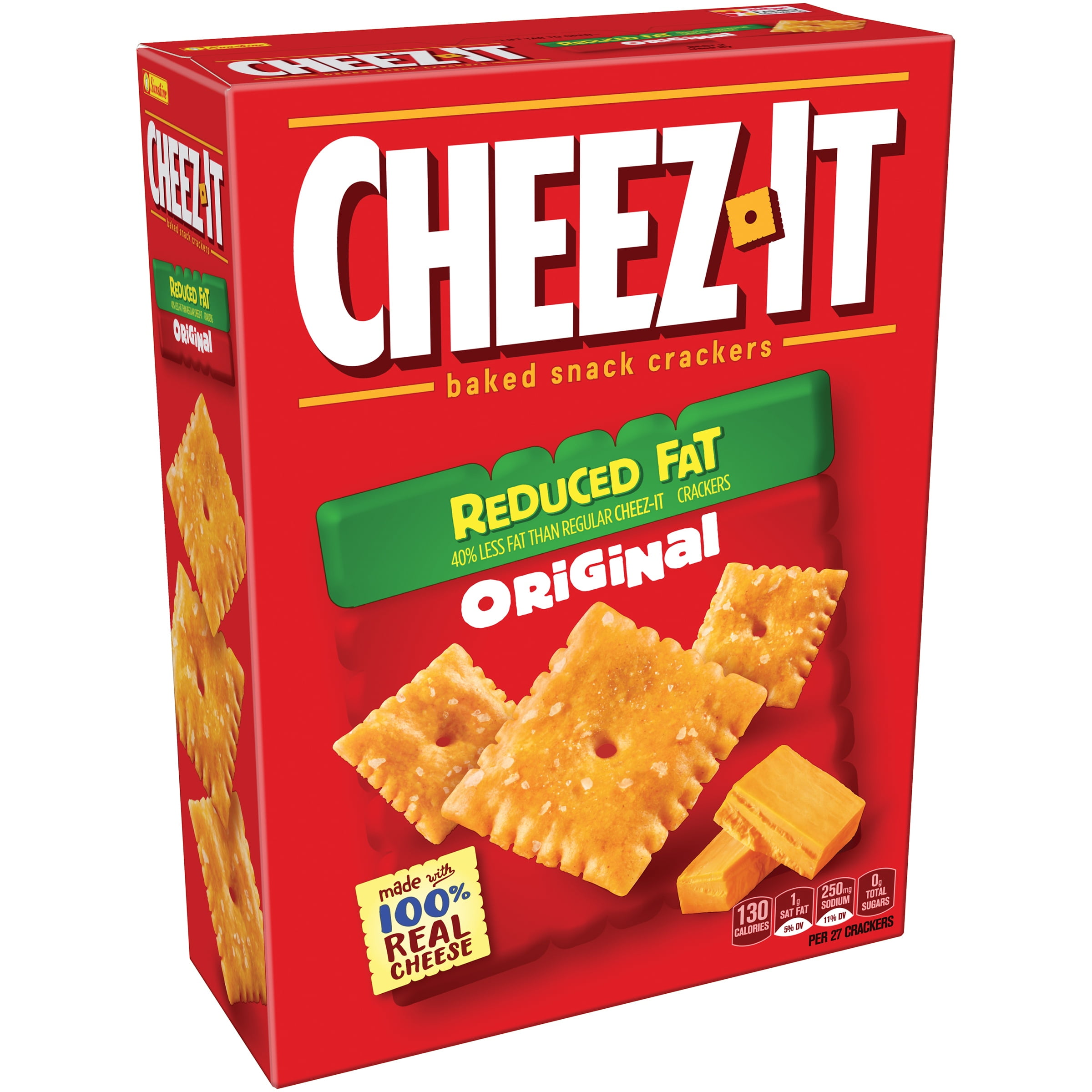 Cheez-It Reduced Fat Original Baked Snack Crackers 11.5 oz. Box by Sunshine Biscuits, LLC