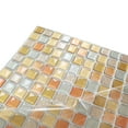 thumbnail image 3 of VANCORE Peel and Stick Backsplash Wallpaper Tiles - 9.3"x9.3" 3D Mosaic Self Adhesive Tiles Wallpaper for Kitchen Backsplash, 4 Pack, 3 of 7