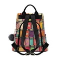 thumbnail image 2 of FORMRS Women's Travel Backpack Purse Anti-Theft Hidden Pockets Casual Shoulder Bag, Beige Jar, 2 of 7