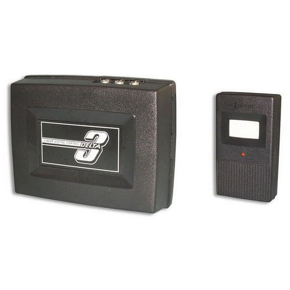 Delta-3 Single Transmitter Kit (DS/DNP00011), Complete remote control system for a garage door or gate opener By Linear