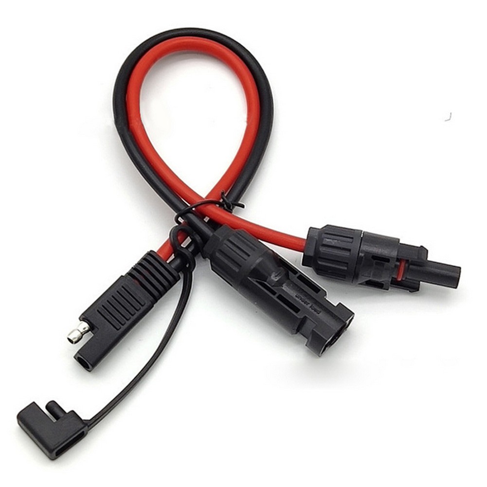 0.5M Solar Pv Panel Extension Cable Sae Photovoltaic Connector Wire 10Awg