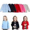 thumbnail image 6 of 1-7Y Toddler Girls Boys Button Down Sweater Cardigan Blouse Kids Long Sleeves Knitted Tops Shirts, 6 of 6