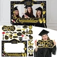 thumbnail image 2 of 2026 Graduation Selfie Photo Booth Frame Black and Gold with 12Pcs Graduation Photo Booth Props,Class of 2026 Graduation Photo Booth Props Set,2026 Grad Party Pose Sign,Graduation Party Supplies, 2 of 9