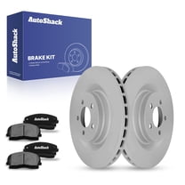 AutoShack 14.17" (360 mm) Front Vented Brake Rotors Coated   Ceramic Brake Pads | Replacement for 2021-2023 Dodge Charger 2021-2022 Dodge Challenger 2021 Chrysler 300 | 6-PC Brake Kit | ArmorStop