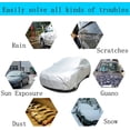 thumbnail image 2 of Cubierta de Coche Universal shamjiam Funda de Protección de Automóvil Antipolvo 400x140x120 Funda impermeable para coche 2020 US, 2 of 7