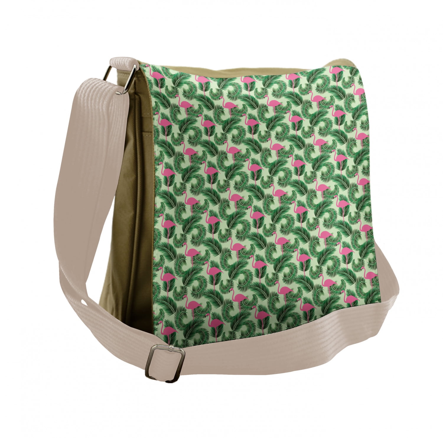 Ambesonne Flamingo Gym Bag Retro Colorful Pattern Large Weekender Carry-on