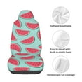 thumbnail image 4 of Wukai Watermelon Full Set Car Seat Covers with Soft Padding Universal Auto Front Seats Protector and Cushion Mat, 4 of 5