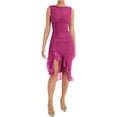 thumbnail image 3 of CHOK Robe d'Été Aguichant Sans Manches pour Femmes Robe Élégante Slim-Noir s, 3 of 8