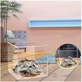 thumbnail image 4 of Caja de ahorro de dinero de acrílico transparente para ahorro de efectivo, banco para adultos que no se puede abrir para dinero real, banco de monedas, tarro de cambio transparente, 12*12CM, 4 of 5
