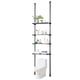 thumbnail image 1 of Estante de baño ajustable VEVOR sobre inodoro 4 niveles acero ecológico altura 53'-132' Facil de montar, 1 of 9