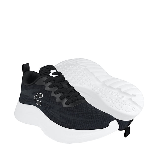 TENIS DAMA CHARLY 1059804001 TEXTIL NEGRO