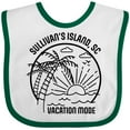 thumbnail image 3 of Inktastic Summer Vacation Mode Sullivans Island South Carolina Boys or Girls Baby Bib, 3 of 4