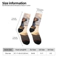 thumbnail image 2 of Fuzoiu Friendship Dragon Print Athletic Crew Socks for Men & Women,Casual Crew Socks,Above Ankle Crew Socks for Business, Casual, 2 of 6