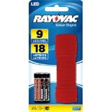 Rayovac Value Bright 9 LED Mini Flashlight - Batteries Included + FREE