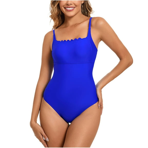 Zuesphe Womens Swimsuits Plus Size Womens Bathing Suits Plus Size One Piece Ladies Swimwear Tankini Beachwear Women Red Vintage Padded Push up