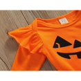 thumbnail image 2 of Tenues d'Halloween pour Bébés Filles, Barboteuse à Manches Longues avec Bandeau en Maille, 3 Pcs, 2 of 8