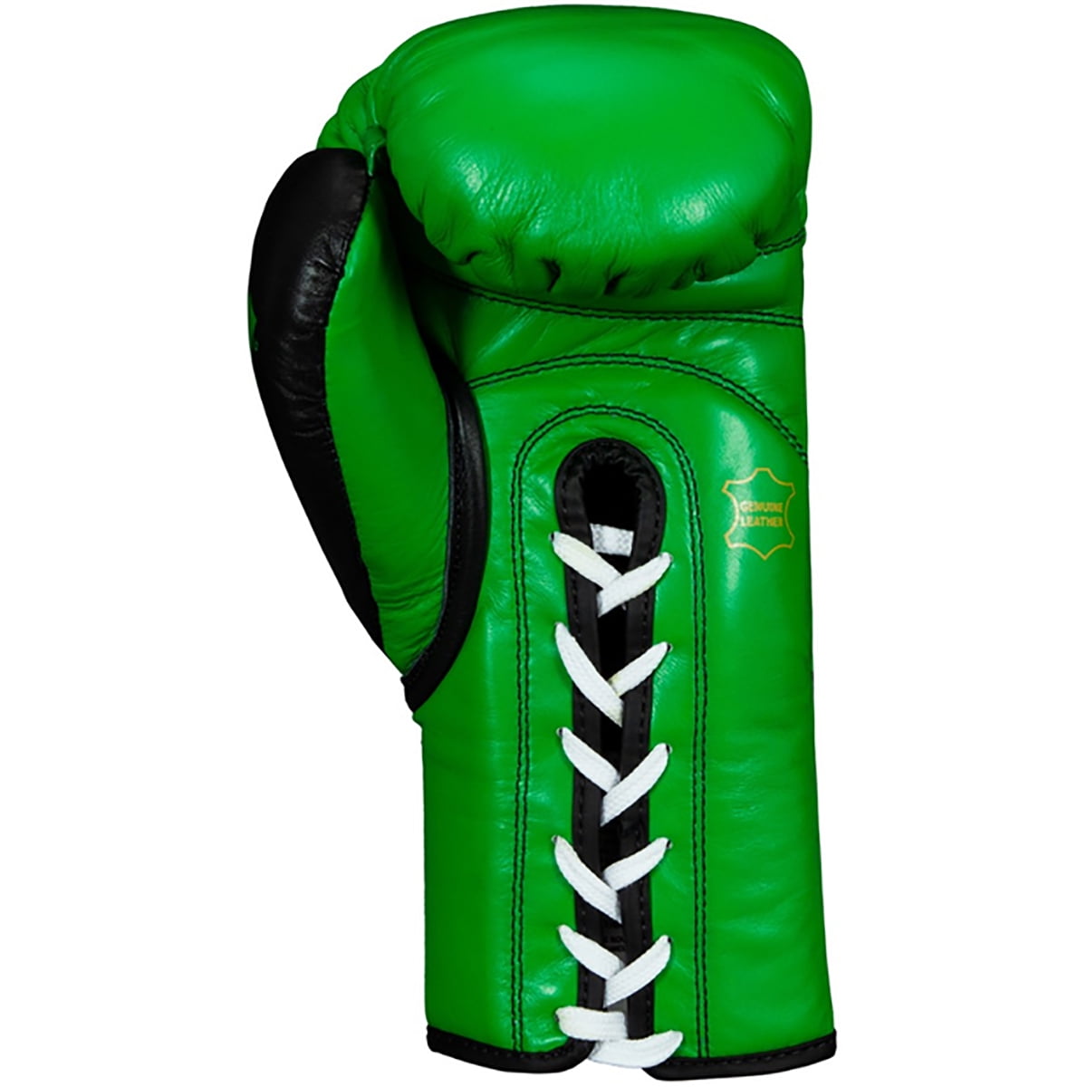 Title Boxing WBC Pro Fight Leather Lace Up Gloves    oz.   Green