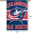 thumbnail image 2 of WinCraft Columbus Blue Jackets 28" x 40" Primary Logo Single-Sided Vertical Banner, 2 of 2