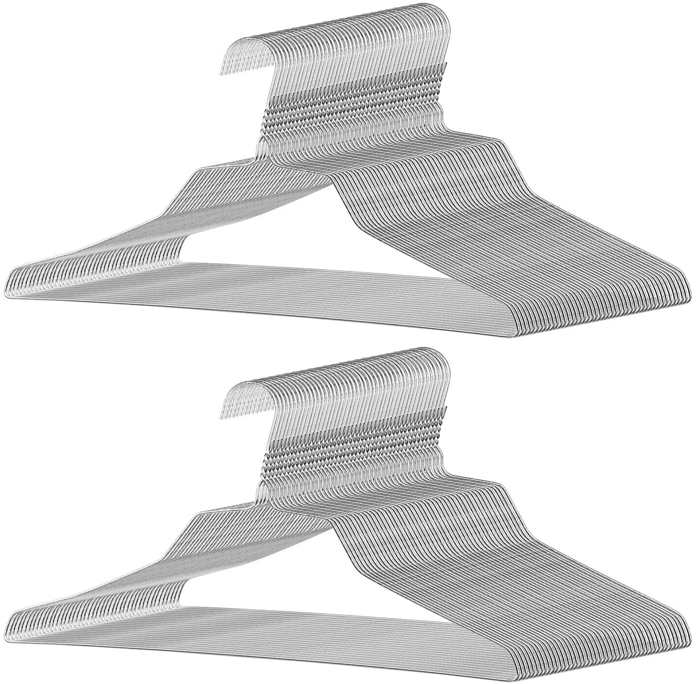 SPECILITE Wire Hangers 100 Pack, Metal Wire Clothes Hanger Bulk for