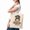 White, variant on Senior 2022 Leopard Messy Bun Lady 2022 Graduation Gift Tote Bag