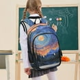 thumbnail image 7 of FORMRS Unisex School Backpack 17" Student Travel Bag with Laptop Compartment, Mountains and Forests, 7 of 7