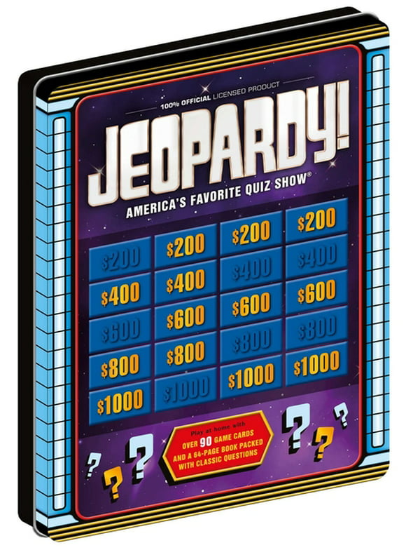 Jeopardy! Game Tin : Play at Home with over 90 Game Cards and Book Packed with Classic Questions (Other)