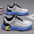 thumbnail image 2 of Men's Stylish Thick Sole Sneakers - Shock-Absorbing, Comfortable Casual Shoes with Elastic Closure | Versatile for Outdoor, Running & Fitness, 2 of 9