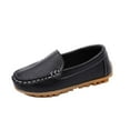 thumbnail image 2 of BLTIBY Toddler Baby Boys Girls Flat Shoes Non Skid Candy-Colored Slipper Sneaker Moccasins Infant Cute Comfy Solid Shoe Black 18-24Months, 2 of 4