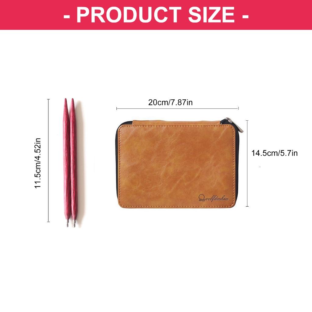 Artistics Multicolor Wooden Circular Knitting Needle Ergonomic Detachable Set For Knitting Craft