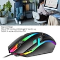thumbnail image 3 of Wired Gaming Mouse, Lightweight RGB Game Mouse High Accuracy 3 Keys  For Business Work For Laptop, 3 of 8